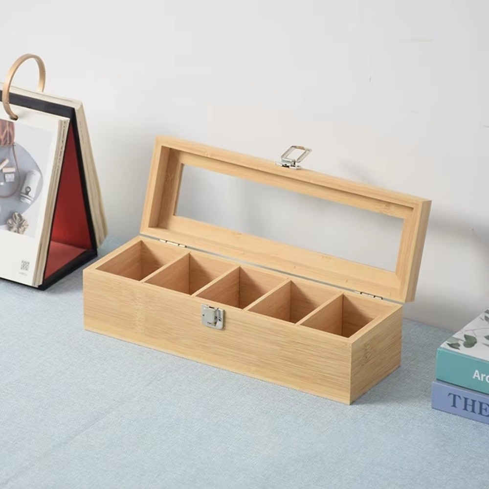 New Bamboo Tea bag Storage Box - Home Office Bagas review and price