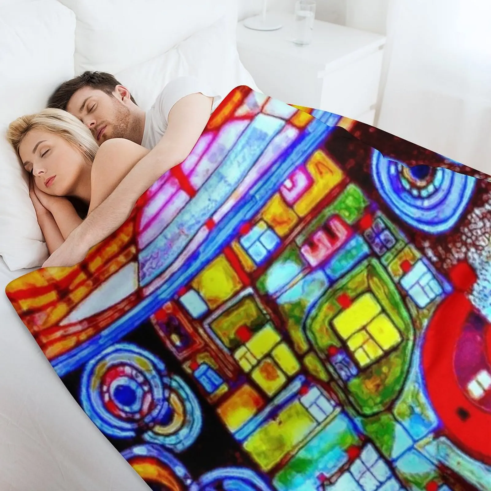 Qatar 813 neon Throw Blanket W - Home Office Qatar Travel review and price