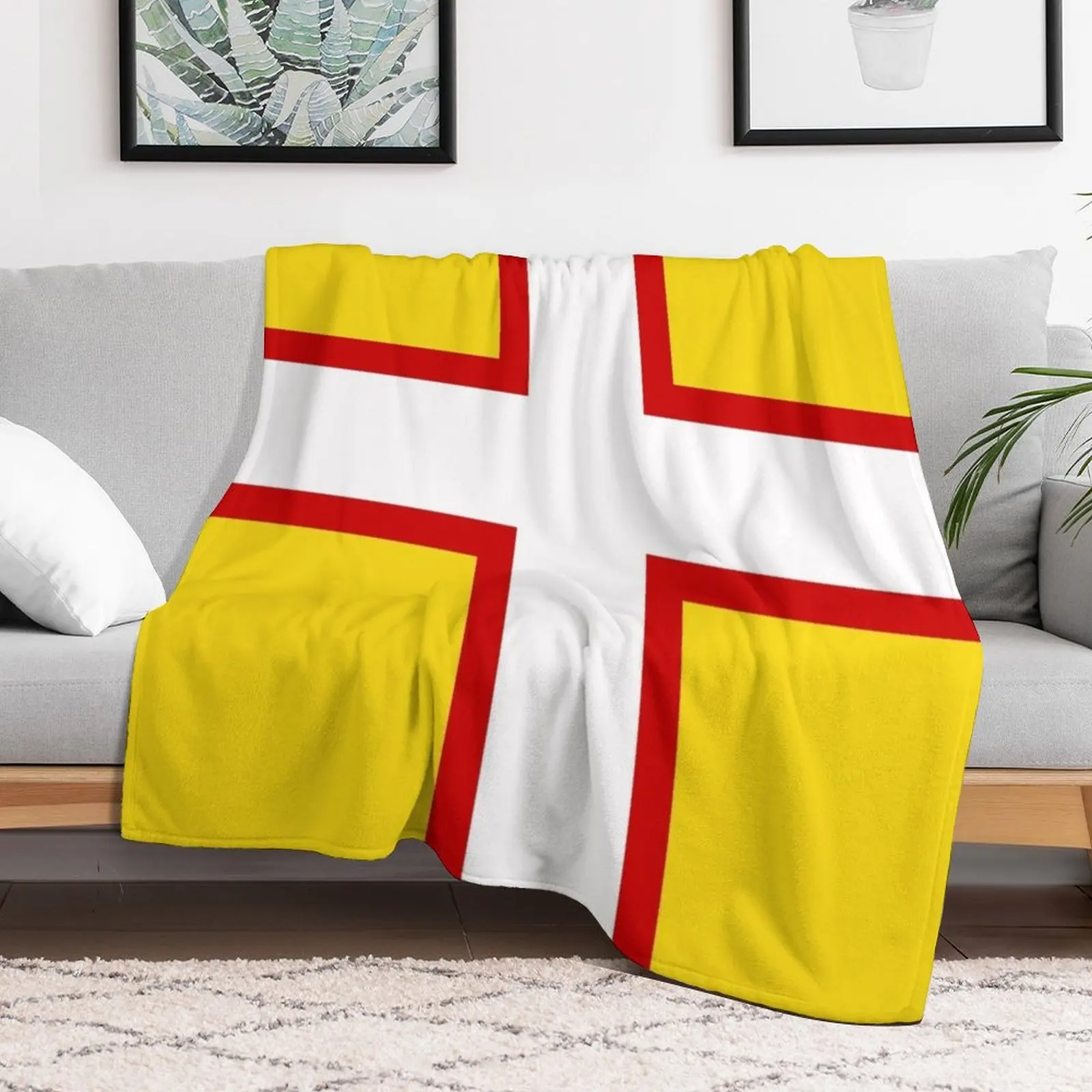 FLAG OF DORSET ENGLAND Throw B - Home Office England review and price