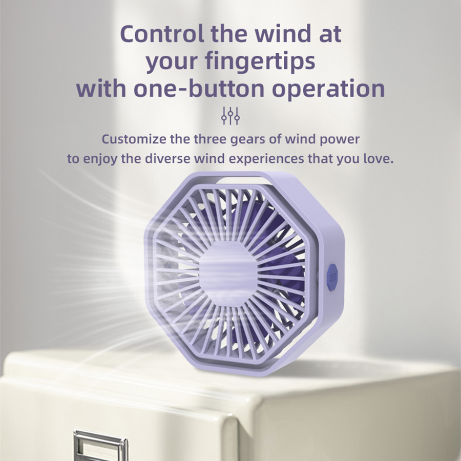 Hexagon USB Desk Fan, 360° Swi - Usb Desk Fan review and price