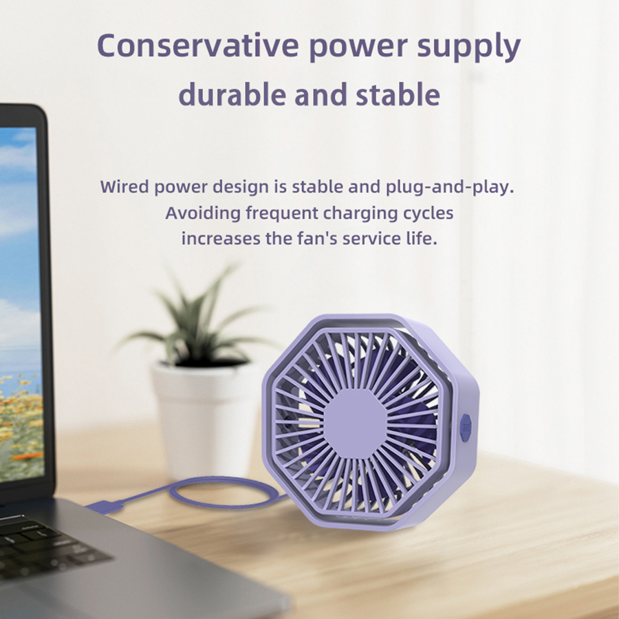 Hexagon USB Desk Fan, 360° Swi - Usb Desk Fan review and price