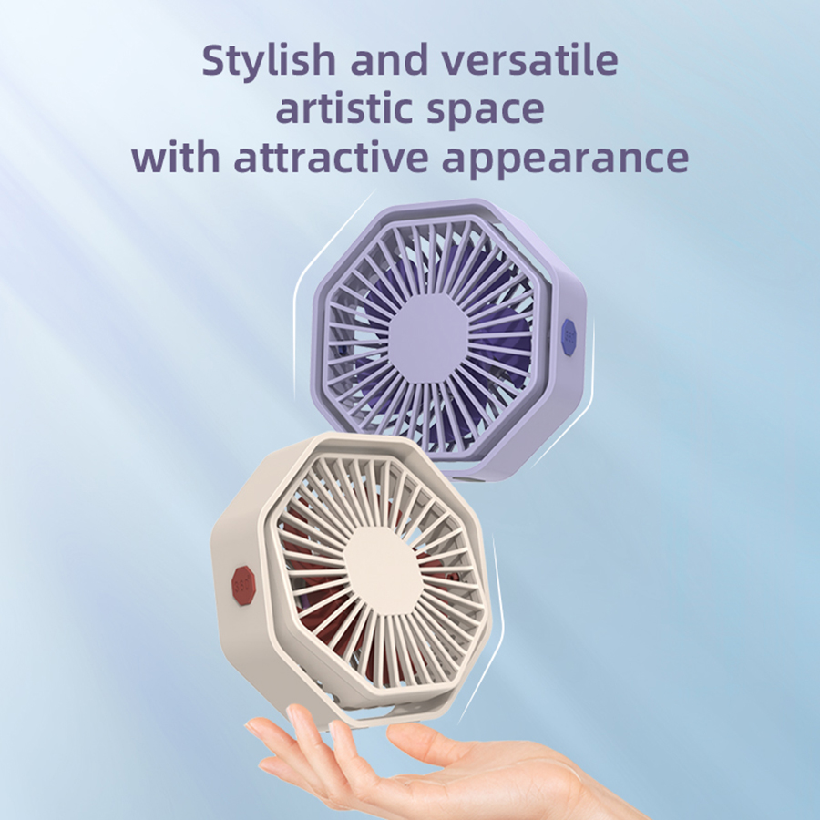 Hexagon USB Desk Fan, 360° Swi - Usb Desk Fan review and price