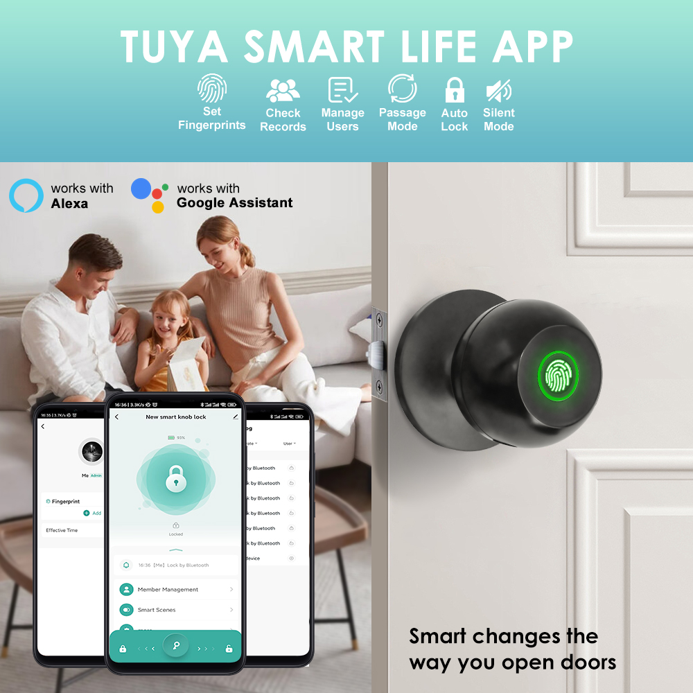 Tuya Electronic Door Lock Smar - Home Office Immigration review and price