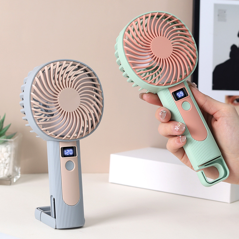 Mini Handheld Fan with Digital - Usb Desk Fan review and price