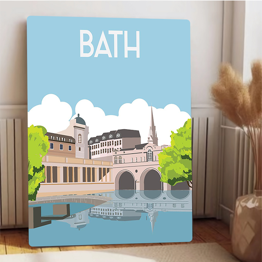 Bath England Cityscape Metal W - Home Office England review and price