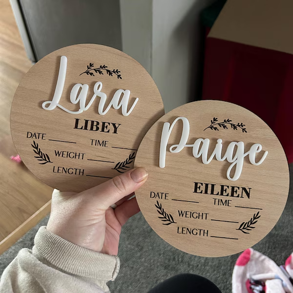 1Pc Custom Baby Announcement S - Home Office Gifts review and price