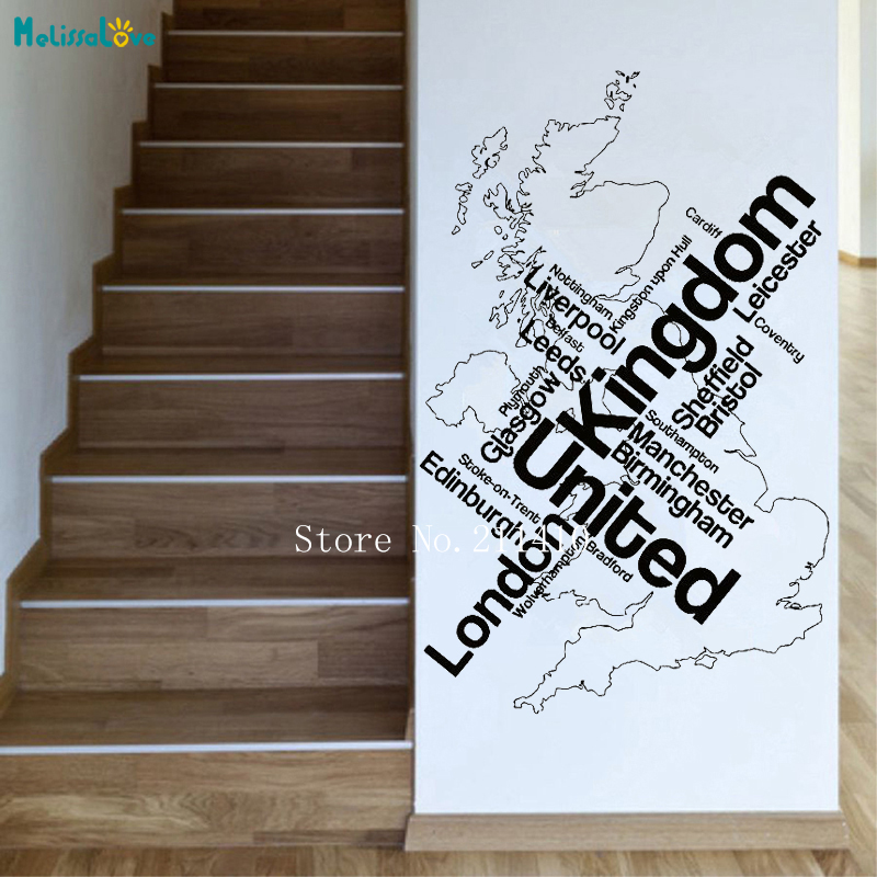 Wall Sticker Map London Unied  - Home Office England review and price