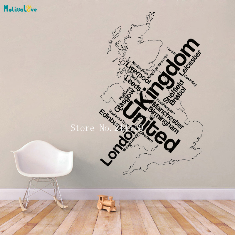 Wall Sticker Map London Unied  - Home Office England review and price