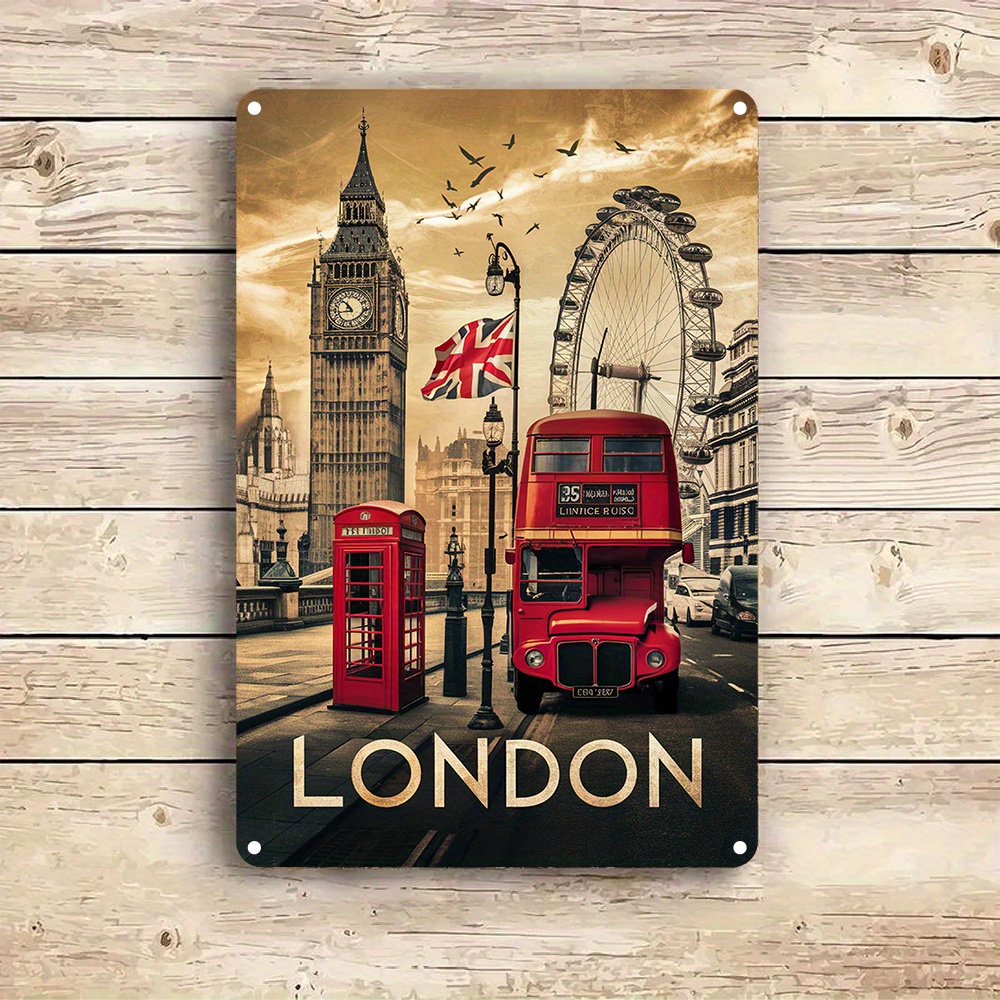 Vintage London Aluminum Wall A - Home Office Icon review and price