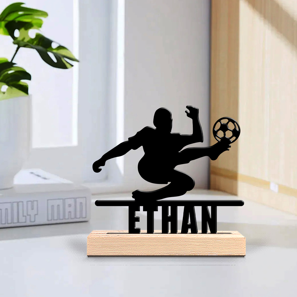 1Pc Csutom Football Hooking Wo - Home Office Gifts review and price