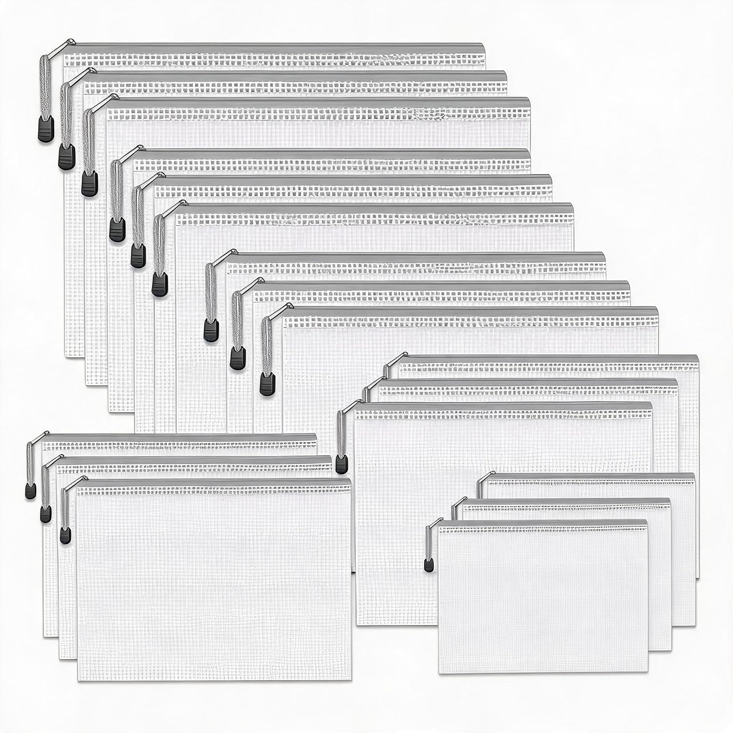 56-Pack Waterproof PVC Mesh Zi - Home Office Bagas review and price