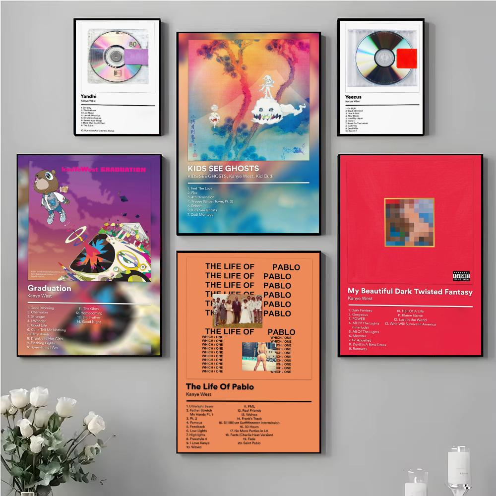 Hip Hop Icon K-Kanye West Post - Home Office Icon review and price