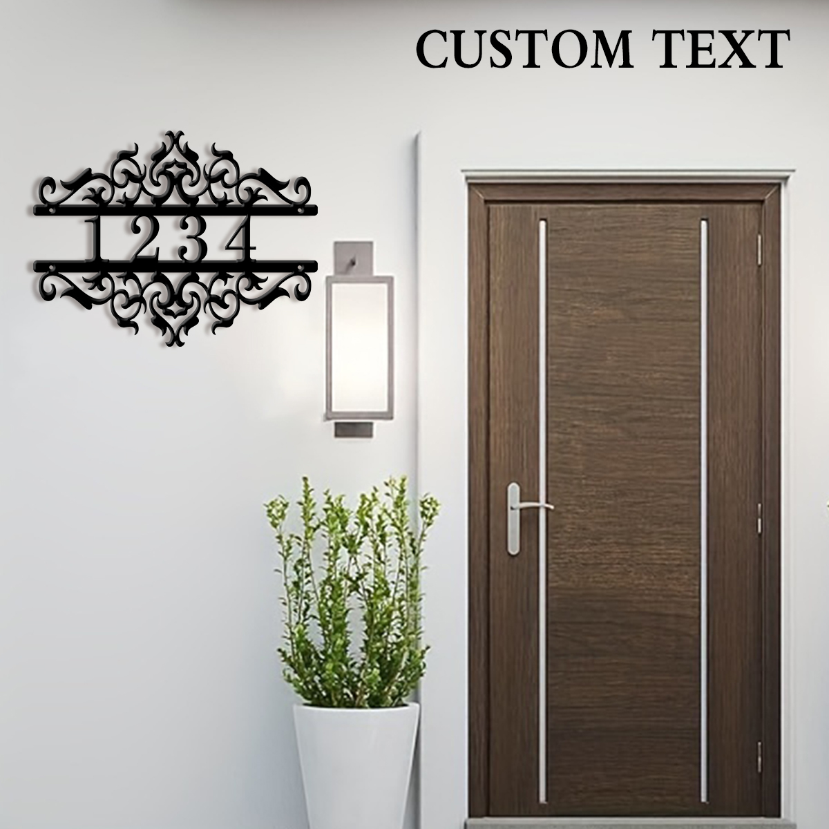 1Pc Custom heart Metal Door St - Home Office Gifts review and price