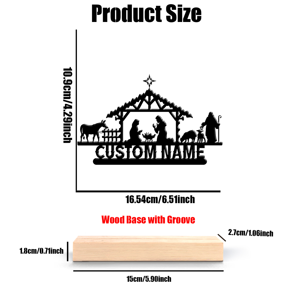 1Pc Csutom Name Jesus's Bitrth - Home Office Gifts review and price