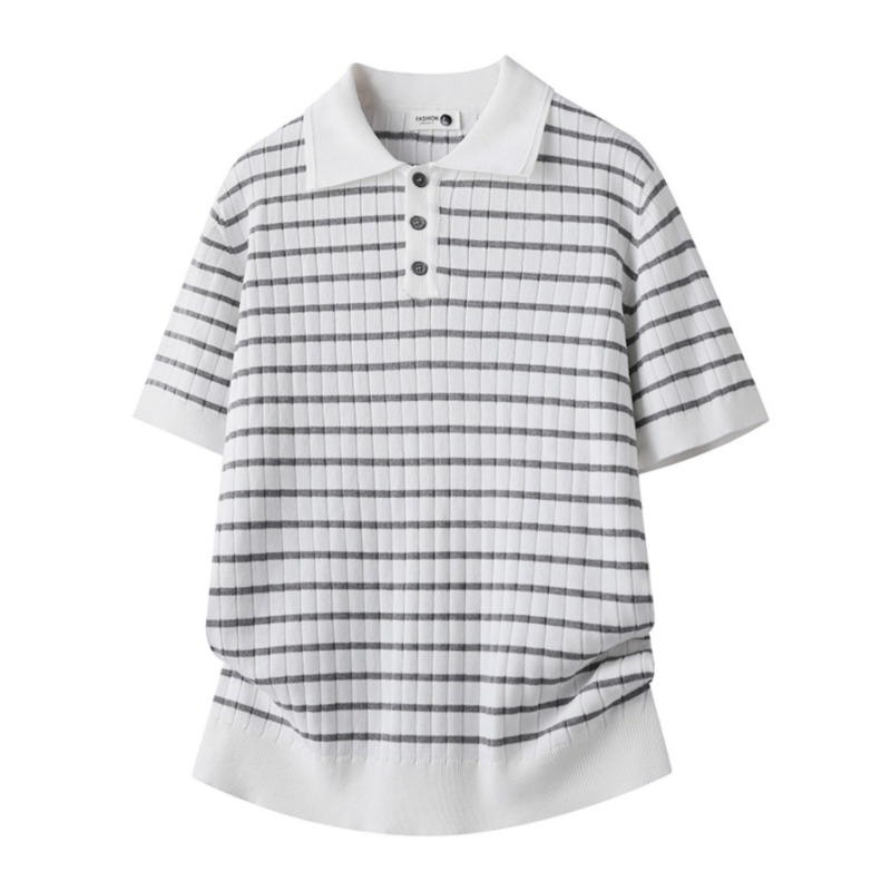 Men's Simple Striped Summer Kn - Home Office England review and price