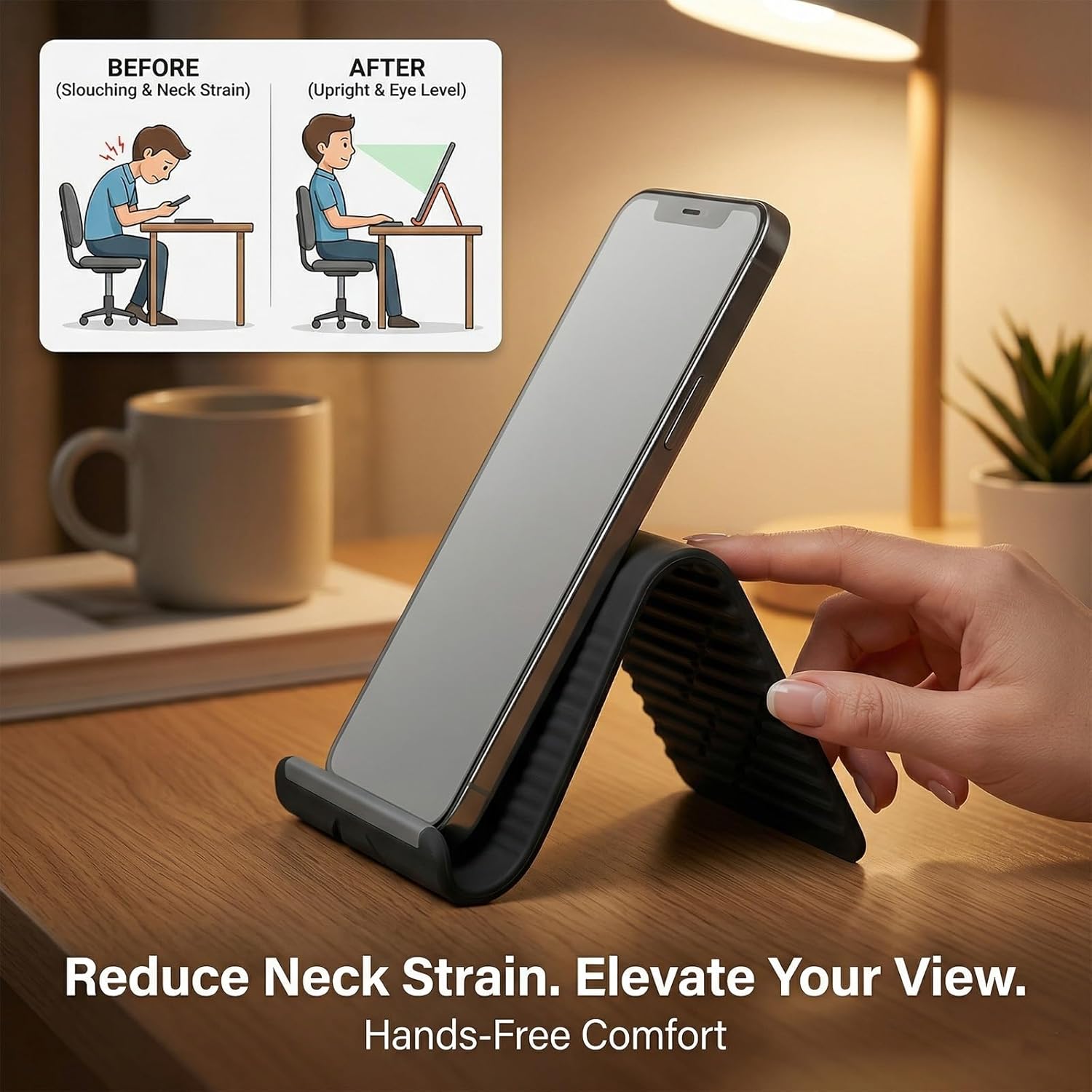 Flexible Foldable Silicone Pho - Laptop Stand Foldable review and price