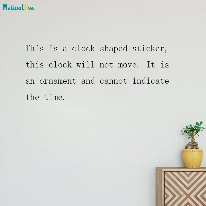 Clock Shape Wall Sticker Londo - Home Office England review and price