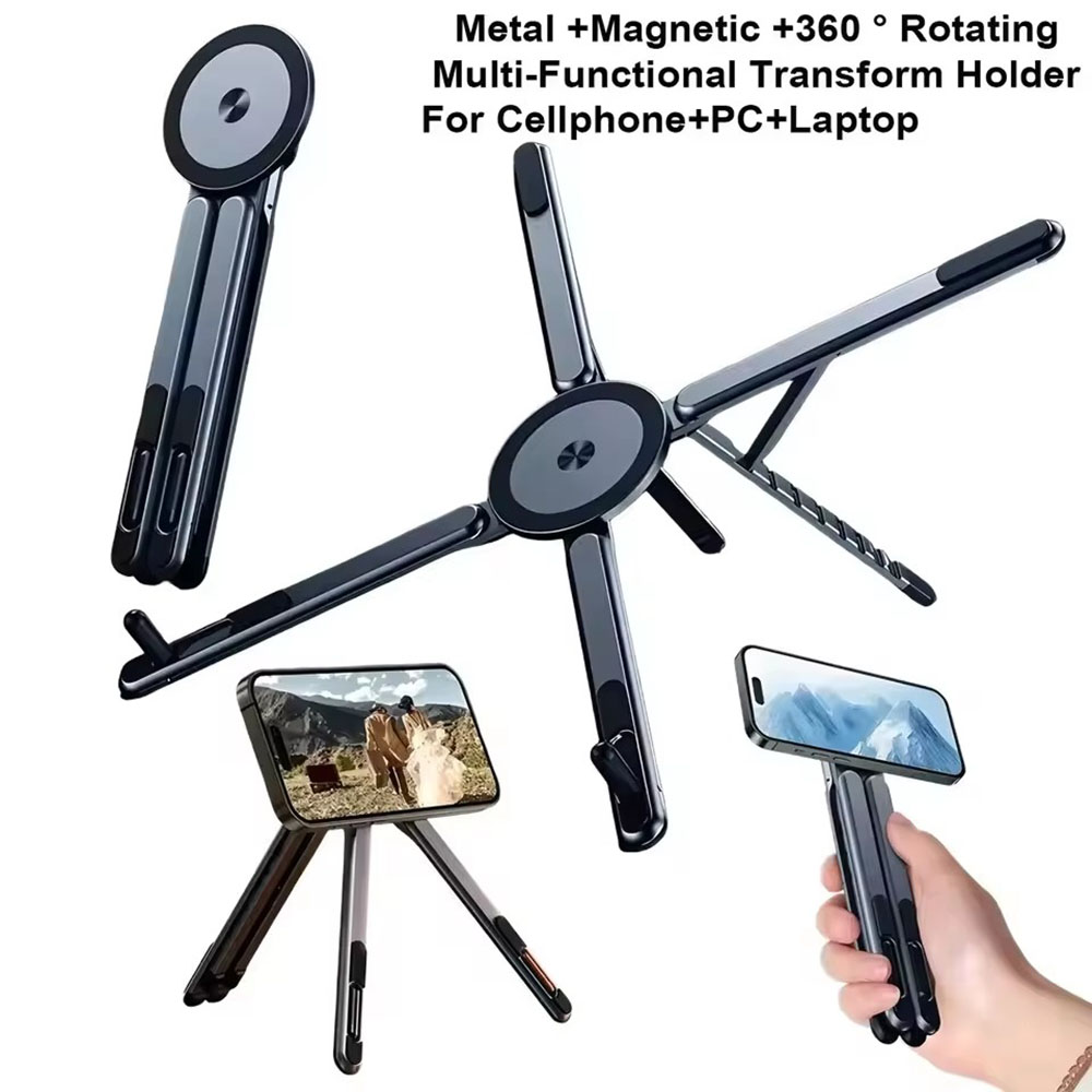 Portable Magnetic Phone Holder - Laptop Stand Foldable review and price
