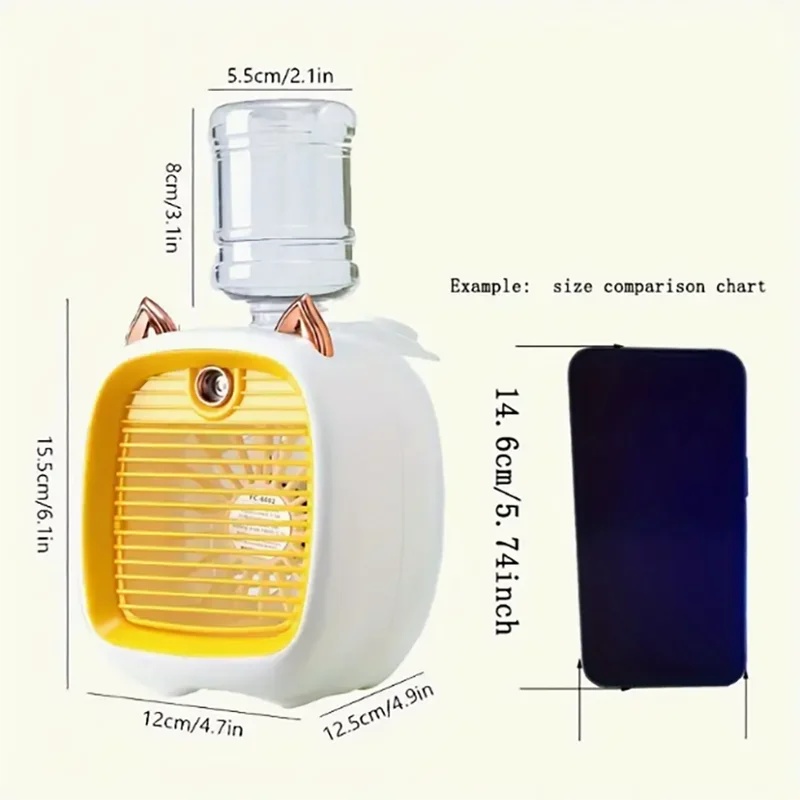 Portable mini air conditioner  - Usb Desk Fan review and price