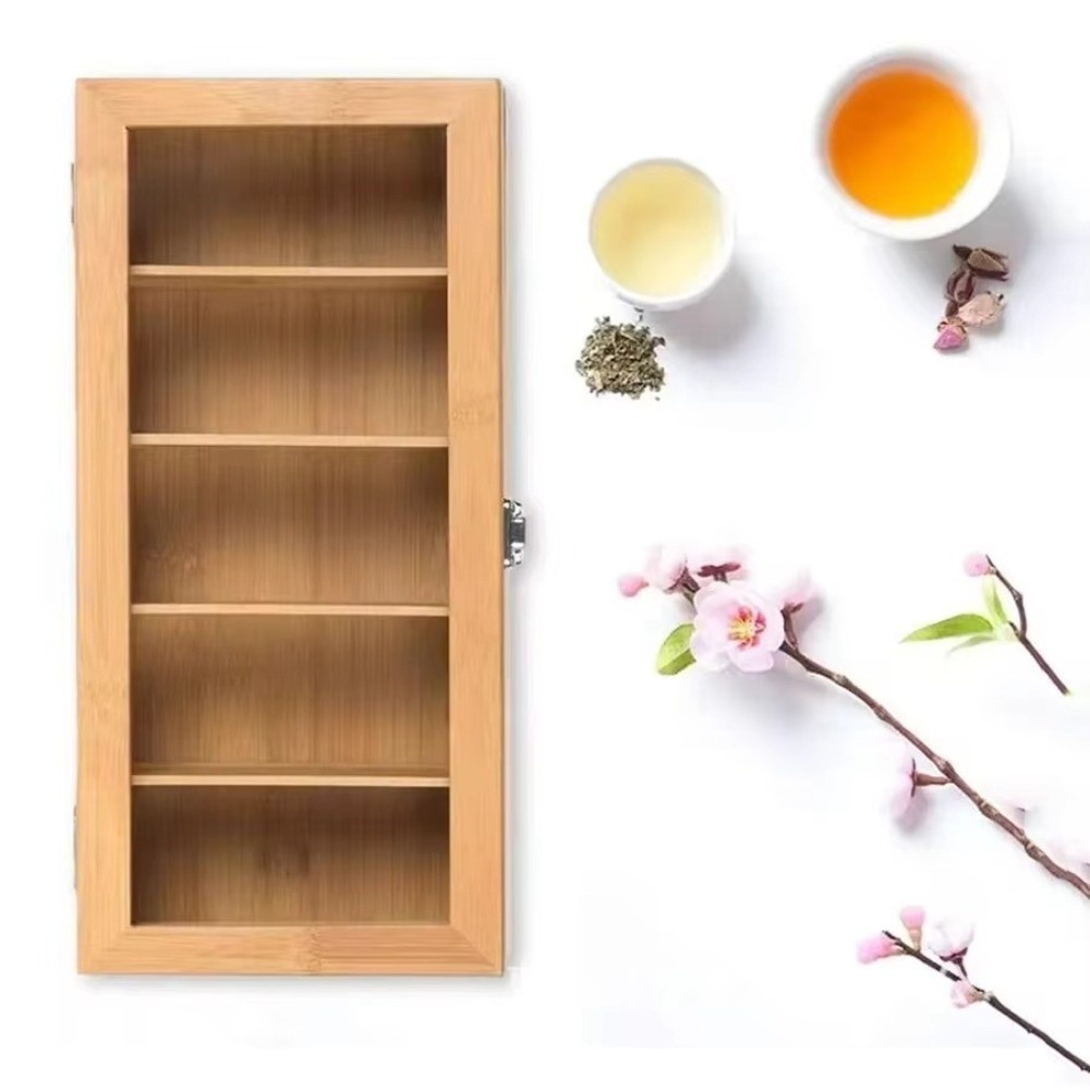 New Bamboo Tea bag Storage Box - Home Office Bagas review and price