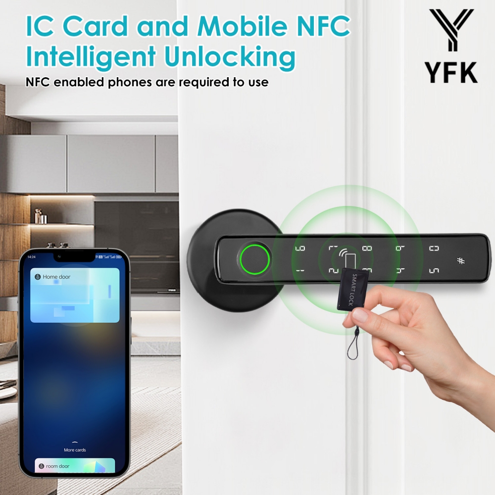 YFK Tuya 5-in-1 Smart Door Han - Home Office Immigration review and price