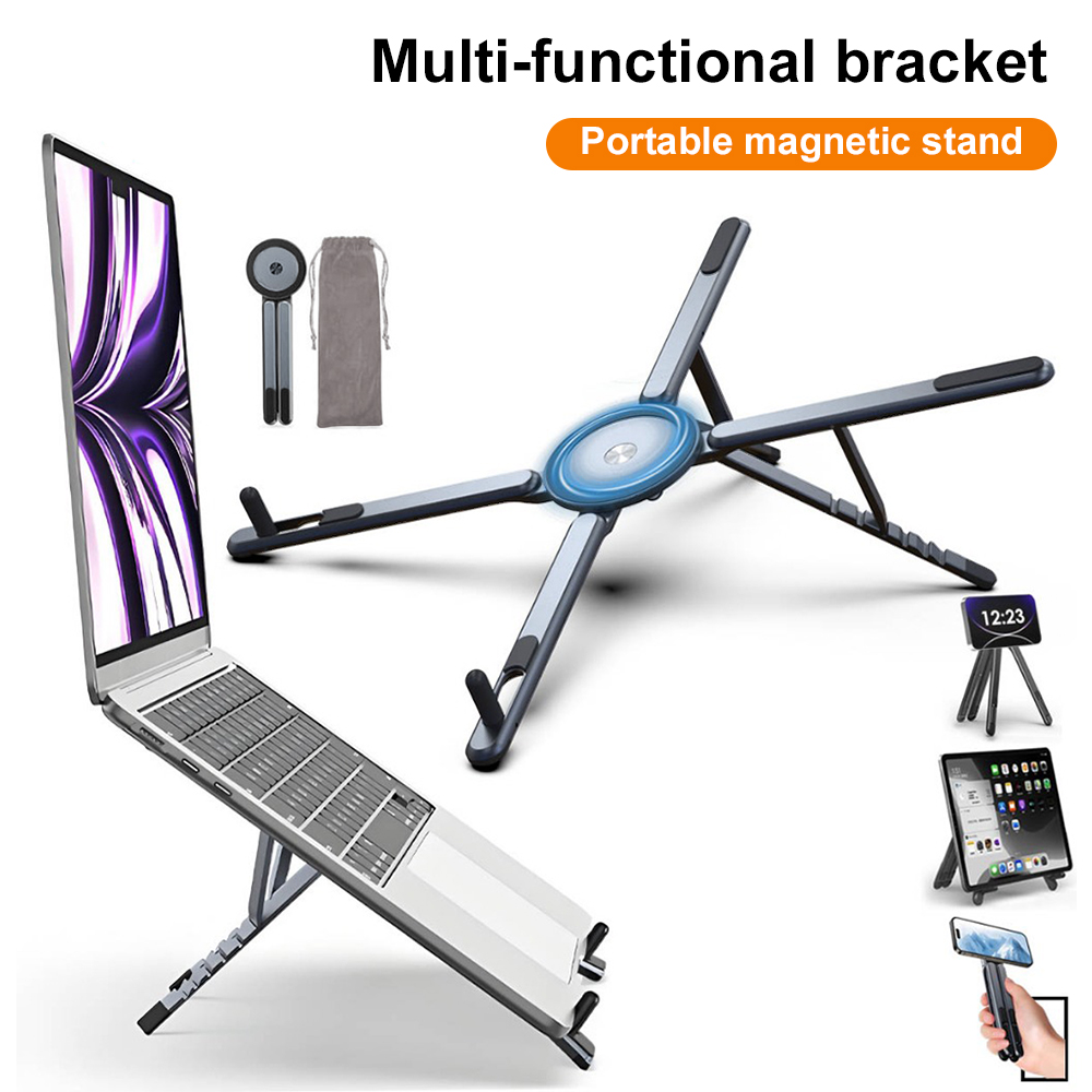 Portable Magnetic Phone Holder - Laptop Stand Foldable review and price